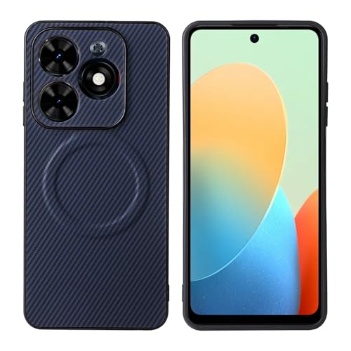 �X�}�z�P�[�X �Ή��@�� for Tecno Spark 20 Pro 5G �}�O�l�b�g�� �J�����ی�@�\�t�� 2-in-1 �G���{�X���HPU���U�[�{TPU Blue