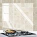 4 Pack Oil Proof Wall Sticker Wallpaper,Kitchen Backsplash Wall Protector Transparent High Temperature Resistant Self-Adhesive Sticker,Clear Waterproof Oilproof paper for Kitchen Cupboard Household