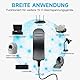 15 V 1 A/1000 mA 1,8 m Langer Netzteiladapter, AC 100–240 V auf DC 15 V 1 A Schaltadapter-Wandstecker mit 3 Spitzen für Cat Open Air Selbstreinigung, Starthilfe und mehr, CE-Zertifiziert