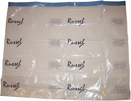 H & L Russel Ltd-Gusseted Vacuum Storage Bags, Set of 2, 100 X 80 X 32cm, Multicolour