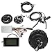 Kit de Moteur de moyeu de vélo électrique S900 LCD Bricolage Kit de Conversion de Roue arrière de vélo électrique pour Scooter électrique Convient aux Rayons de Jante de 26 Pouces