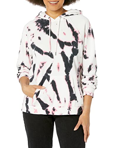 Volcom Women's Regular Iconic Stone Hooded Fleece Sweatshirt, Black White, S #TOP6