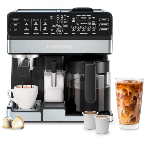 Chefman Coffee Station, Coffee Maker Espresso Machine Combo