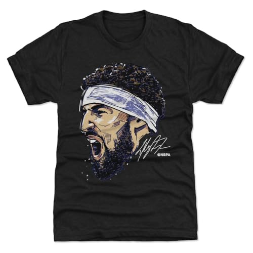 500 LEVEL Klay Thompson Men's Premium T-Shirt - Klay Thompson Dallas Portrait WHT (Tri Black, Medium)