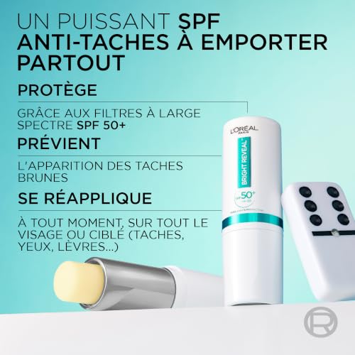 'oréal Paris Bright Reveal Stick Anti Uv Spf50+ Anti Taches Vitamine E 9ml - vue 6