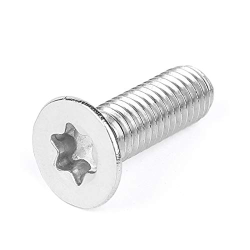 Vis à tête plate Torx M8 x 25 en acier inoxydable 304 pour assemblages durables