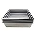 Plant Germination Drip Trays - Pack of 5-10" by 10" Black Plastic Greenhouse Growing Trays with No Drain Holes - for Seedlings, Microgreens, Wheatgrass, More