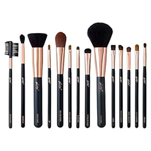 Professional Makeup Brush Set – Skone Luxe Pro Makeup Brushes, 14 pc Set