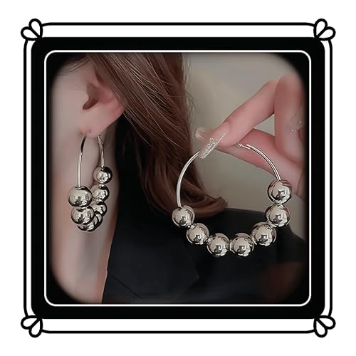 Pendentif circulaire multi-perles d'exception et boucles d'oreilles artisanales bohème
