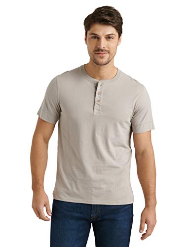 Lucky Brand Men's Short Sleeve Henley Shirt, Paloma, S