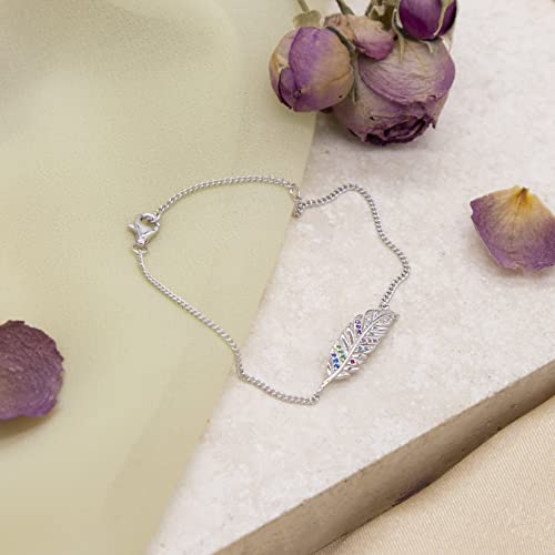 Collar de plata de ley multicolor con circonitas el regalo ideal de mujer 2
