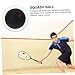 SUPVOX High-Elastic Squash Ball Training Racket Ball for Competition 37mm Single Dot for Boys and Girls