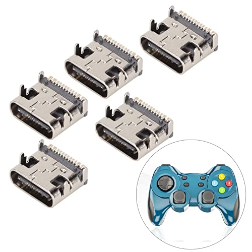 image for Yoidesu 5PCs Replacement Charging Port Assembly for PS5 Controller, Re