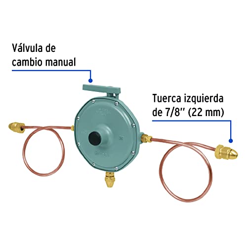 Regulador de gas 2 vías 2 regulador de gas 2 vias marca Foset (2)