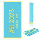 Abitur Strandtuch 2023 ABI Strandlaken 2023 Abitur Strandlaken 80x160cm 2023 Abi Duschtuch Abitur Badetuch Pool Strandtücher ABI Geschenk Badehandtuch für Abschlussfahrt Geburtstag Dusche Schwimmen