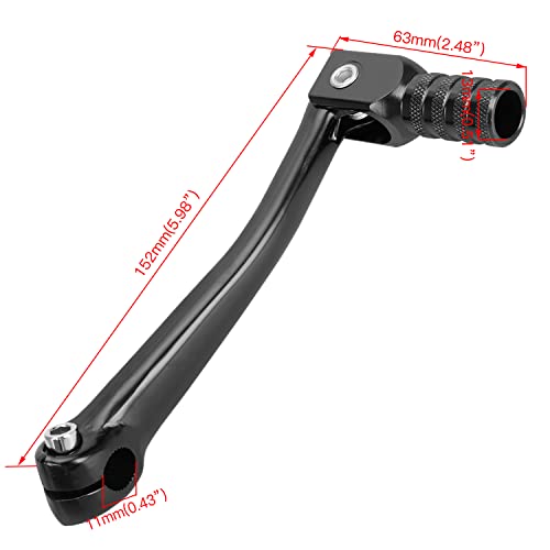 Grehua Folding Gear Shifter Shift Lever For Ssr110 Ssr125 Taotao110 Db10 Db14 Ata Sdg107 Ttr50 Baja Dr49 Apollo Roketa Pitster Pro Sunl Coolster Lifan Kuzuma Chinese Brand Motorcycle Dirt Pit Bike #TOP2