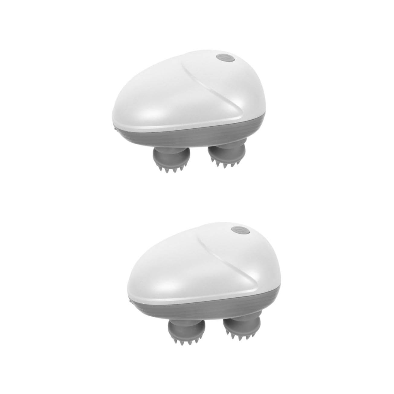 Baluue 2 Juegos Masajeador Eléctrico para Cabeza y Cabelludo Masaje Profundo y Ergonómico Uso Húmedo y Seco Multifuncional para Cuerpo y Mascotas Diseño Cómodo y Seguro Azul