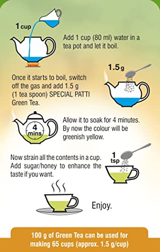 Image of C. Somabhai Tulsi Ginger Green Tea 200g (2x100g) | Natural Herbal Green Tea | Rich in Antioxidant | Refreshing & Soothing | Loose Leaf Tea for Daily Wellness & Weight Management