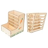 Râtelier à foin pour lapins : facile à nettoyer et à ranger, et surtout, très pratique pour ajouter des accessoires pour lapins