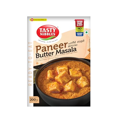 Image of Tasty Nibbles Ready to Eat Paneer Butter Masala 200g | Open Heat & Eat | Vegetarian | No Added Preservatives | Japanese Retort Technology [Pack of 1 ]