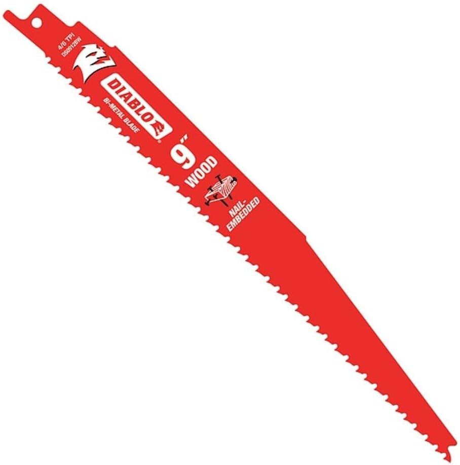DS0912BW25 Demo Demon 9 in. Reciprocating Saw Blade for Metal (25-Pack)