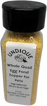 Undique Quailicious Boost Pet Food Enhancer - Healthy Dog Food Topper with Whole Quail Eggs - Pet Health Supplements for Energy, Immune Function, Shiny Coat & Skin - Omega-3 & Omega-6 Rich