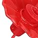 Srum Hummingbird Feeder Flowers, 30 Pieces Multicolor Hummingbird Feeder Replacement Flowers Safe Environmentally Friendly Durable Attract The Bird's Attention Bird Feeders for Outdoors(Red)