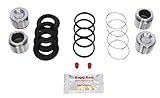  Bigg Red - Frein Arrière Kit de Réparation Étrier & Pistons - Compatible Avec Mercedes 230 C Ce Coupé, Alfa Romeo Spider 1.6,Mercedes 260,Porsche 911, Alfa 1750, Mercedes 380, Etc…