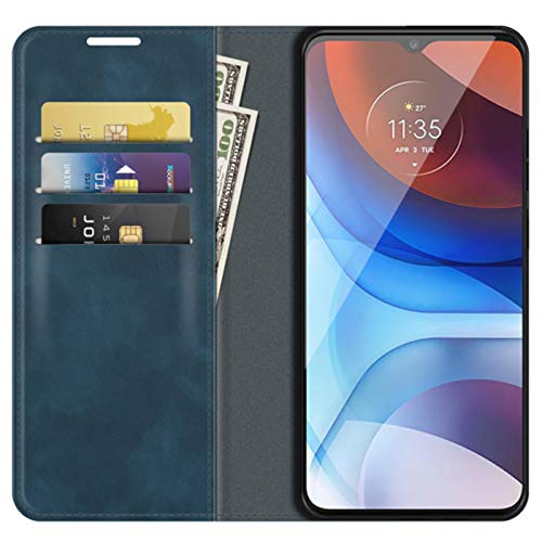 Hualubro Oppo Reno 9 Pro Plus Case Wallet, Pu Leather Magnetic Full Body Shockproof Card Holder Stand Folio Flip Protective Cover For Oppo Reno 9 Pro Plus 5G Phone Case (Blue) #TOP22