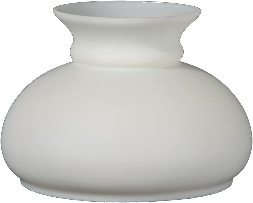 B&P Lamp Opal Plain Top Student Shade, Beige Background