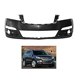 Traverse Front Bumper Cover Upper Replacement For 2013 2014 2015 2016 2017 Chevy Traverse LS, LT, LTZ, Premier # 23328140 GM1014107C - No Sensor Holes