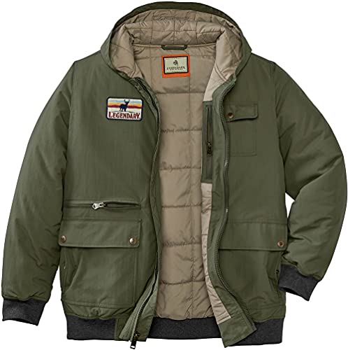 Legendary Whitetails Men's Marksman Bomber Hooded Jacket #TOP29