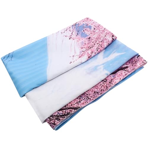 Tapiz de pared decorativo con estampado japonés de montaña para sala y dormitorio