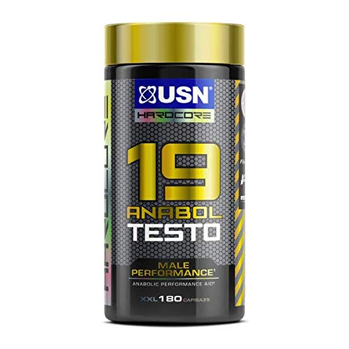 USN 19-Anabol Testo, Reduction in Fatigue and Muscle Gain, 180 Caps