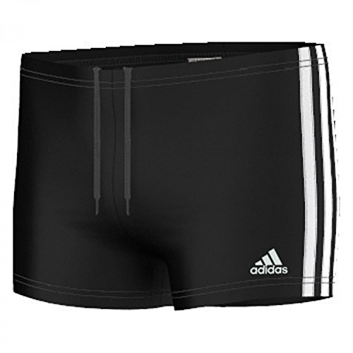adidas Jungen Boxershorts Infinitex 3-Streifen, schwarz/weiß, 164, S22943