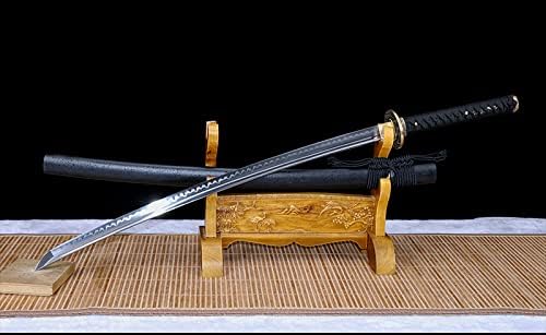 Miniatura 6 de HERO SWORD Hecho a mano de arcilla templada T10 Steeel Katana All Set Copper Tsuba, Kashira, Fuchi, Menuki Fittings Japanese Samurai Sword Razor