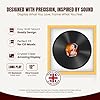 Procut Global 16x16" Matte Yellow Vinyl Record Frame for 12 Inch LP Disc- Round Modern Display Photo Frame for Vinyl CD Records - Engineered Wood with Shatterproof Perspex Front - White Mount #3