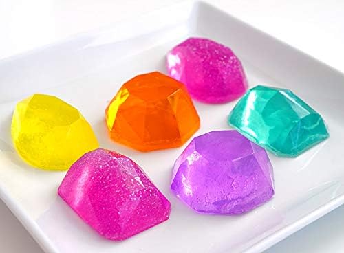 Gem Stones Soap Making Kit, Great DIY Craft Project, Gift & STEM Science Experiment for Kids Ages 8 and Up