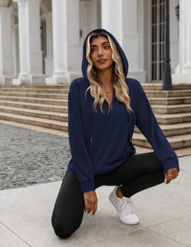 Image of Zeagoo Hoodies for Women Half Zip Up Oversized Sweatshirt Fall Clothes 2026