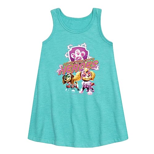 HYBRID APPAREL - Paw Patrol The Movie - Adventure Citys Heroes - Toddler & Youth Girls A-line Dress