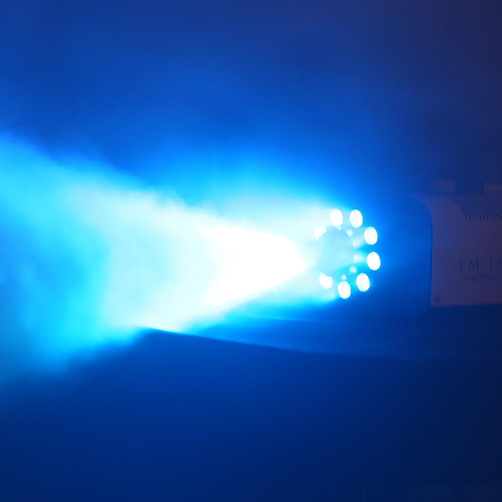 Nebelmaschine,3in1 RGB LED Nebelmaschine Kabellose FernbedienungFog Machine Nebler 1500W für Zuhause, Party, Hochzeit, DJ Show, Bar, Club, Bühnenauftritte, Weihnachten, Halloween