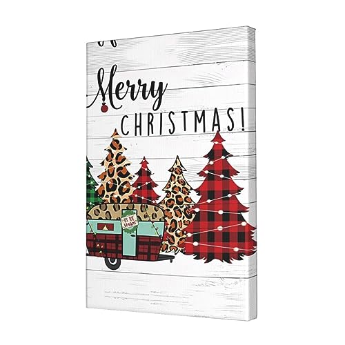 Toile murale Merry Christmas pour salon et chambre moderne