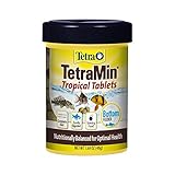 Tetra TetraMin Tropical Tablets 1.69 Ounces, Nutritionally Balanced Fish Food For Bottom Feeders