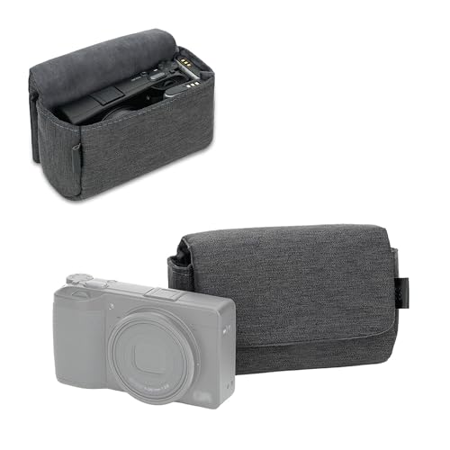 Protezione efficace: la custodia per fotocamera presenta un esterno Oxford in poliestere resistente agli strappi e una morbida fodera in finta pelle scamosciata, offrendo una protezione a doppio strato per ammortizzare e proteggere la tua attrezzatura.