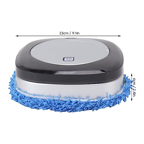 Robot para Fregar Pisos, Máquina Automática para Fregar Pisos, Robot Inalámbrico para Fregar Pisos de Alta Eficiencia, Robots para Fregar Automáticamente con Aspiradora con Tanque de Agua(Plata) - imagen 2