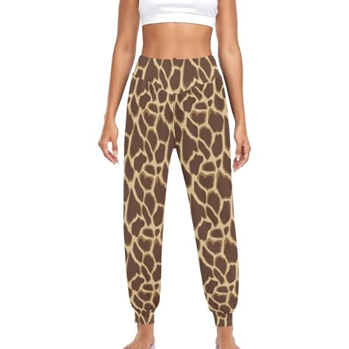 Pantalon plissé fluide et confortable à motifs géométriques pour femme