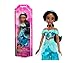 Produktbild Mattel Disney Prinzessin-Spielzeug, bewegliche Jasmin-Modepuppe mit glitzernder Kleidung und Accessoires, inspiriert vom Disney-Film, Geschenk für Kinder, HLW12