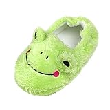 [Cousannory] ルームシューズ もこもこ キッズ ルームシューズ 冬 もこもこ キッズ 子供 スリッパ もこもこ 冬用スリッパ キッズ 子供サンダル 裏ボア 防水 軽量 冬 暖かい 可愛い乳牛 ルームシューズ キッズ用 つま先ガード 女の子 女の子幼児ソフトソール靴幼児漫画スリッパ赤ちゃん男の子暖かい子供赤ちゃん靴 子供 アクアシューズ(#1210D-緑,15.5cm)