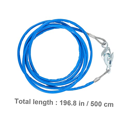 Câble de remorquage pour camion et remorque robuste en acier - 2