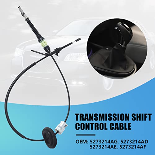 BACKVOLT Automatic Transmission Gear Shift Control Cable, Compatible with Chrysler 200, Sebring, Dodge Avenger, Replaces 5273214AG, 5273214AD, 5273214AE, 5273214AF